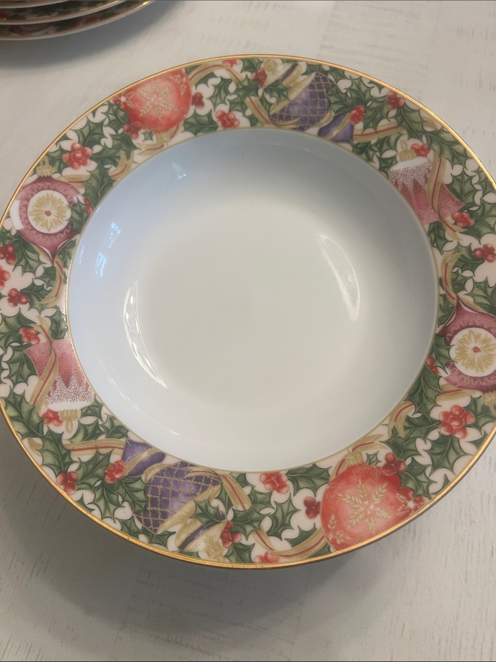 American atelier ornaments salad bowl